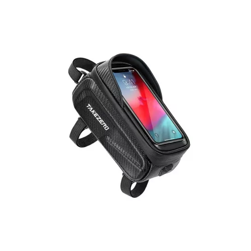 TAKEZEROTZ01 kerékpártáska/Mount Frame Bag fekete