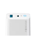 Forever TC-06-45AC GaN PD QC 45W töltő 1× USB-C és 1× USB fehér