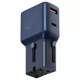   Energea TravelGo Adapter 35 USB-A/USB-C 35W fali töltő kék