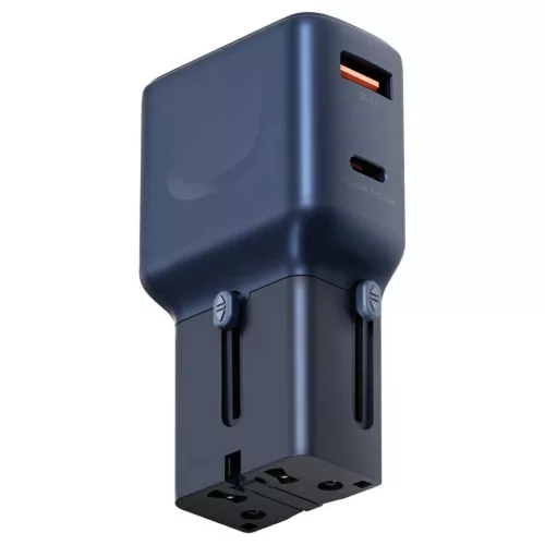 Energea TravelGo Adapter 35 USB-A/USB-C 35W fali töltő kék