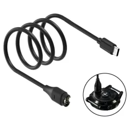   USB-C kábel Beline Garmin óra készülékhez töltéshez 1m fekete