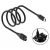 USB-C kábel Beline Garmin óra készülékhez töltéshez 1m fekete
