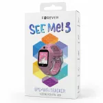 Forever Kids See Me! 3 KW-320 GPS és WiFi okosóra, rózsaszín