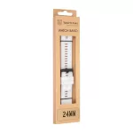 Tactical Quick Release szilikon szíj 24 mm fehér