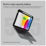 Nillkin Bumper Combo billentyűzetes tok iPad 10.9 2022/11 2025 készülékhez fekete