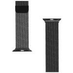 Tactical 333 Loop magnetikus rozsdamentes acél szíj Apple Watch 1/2/3/4/5/6/7/8/9/SE készülékhez 38/40/41mm fekete