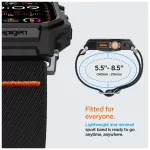 SPIGEN LITE FIT "PRO" Apple Watch Ultra 1 / 2 / 3 (49 MM) készülékhez tok, matt fekete