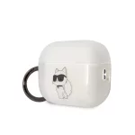 Karl Lagerfeld tok fehér KLAP2HNCHTCT Airpods Pro 2 készülékhez