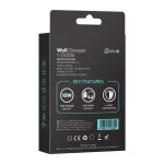 OBAL:ME fali töltő USB-A 10W + USB-A/USB-C kábel 1m fehér
