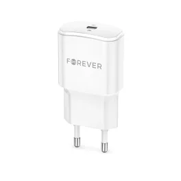 Forever TC-01-20C PD QC töltő 1x USB-C 20W fehér