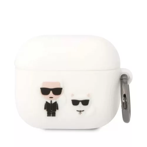 Karl Lagerfeld Apple Airpods 3 tok fekete KLACA3SILKCW