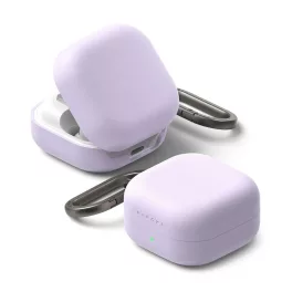   RINGKE szilikon tok Samsung Galaxy Buds 4 / 4 Pro készülékhez, világoslila