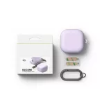 RINGKE szilikon tok Samsung Galaxy Buds 4 / 4 Pro készülékhez, világoslila