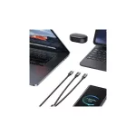 USAMS kábel 2in1 2xUSB-C 72W 1.2m alumínium ötvözet adatkábel Sufeng Series SJ740USB101 (US-SJ7)