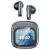 AWEI TP100 ENC vezeték nélküli fejhallgatók Bluetooth 5.4 TWS + dokkoló állomás fekete