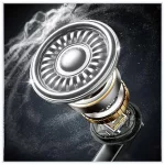 AWEI TP100 ENC vezeték nélküli fejhallgatók Bluetooth 5.4 TWS + dokkoló állomás fekete