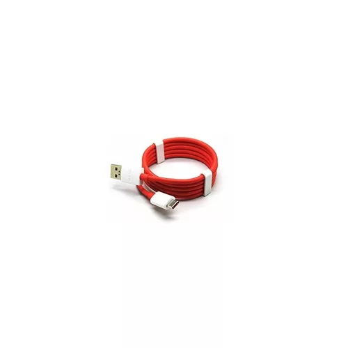 OnePlus 3/3T készülékhez Original USB-C adatkábel 0,95m fehér/piros - csomagolás nélküli gyári