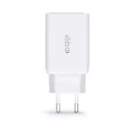 Tech-Protect PD65W / QC3.0 Hálózati Töltő adapter 1*USB-A, 2*USB-C fehér 934517