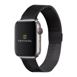   Tactical 351 Loop mágneses rozsdamentes acél szíj Apple Watch 1/2/3/4/5/6/7/8/9/10/SE készülékhez 42/44/45/46mm fekete