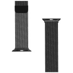 Tactical 351 Loop mágneses rozsdamentes acél szíj Apple Watch 1/2/3/4/5/6/7/8/9/10/SE készülékhez 42/44/45/46mm fekete
