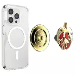 Telefonhoz tervezett Popsockets Round fogó és állvány – Disney Enamel Poison Apple MagSafe – arany 1