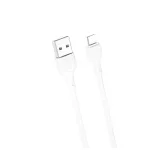 XO NB200 kábel USB-A / Lightning 1M 2.1A Fehér