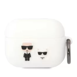 Karl Lagerfeld Apple Airpods Pro tok fehér KLACAPSILKCW