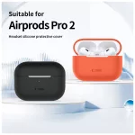 TECH-PROTECT szilikon Apple AirPods Pro 1/2 készülékhez tok Neon narancs