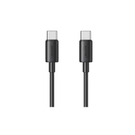   USAMS USB-C to USB-C kábel 60W 1 m Gyors töltés YD Series fekete SJ711USB01(US-SJ711)