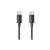 USAMS USB-C to USB-C kábel 60W 1 m Gyors töltés YD Series fekete SJ711USB01(US-SJ711)