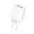 XO CE02C hálózati töltő 2x USB 2,1A fehér