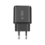 TECH-PROTECT NCA45W-GAN 2-portos hálózati töltő PD 45W / QC3.0 + TYPE-C kábel fekete