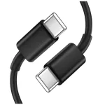 TECH-PROTECT NCA45W-GAN 2-portos hálózati töltő PD 45W / QC3.0 + TYPE-C kábel fekete
