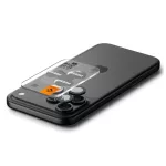 SPIGEN OPTIK PRO GLAS.TR "EZ FIT" kameravédő 2-PACK iPhone 14 Pro / Max, 15 Pro / Max, 16 Pro / Max, 17 Pro / Max készülékhez kék titán