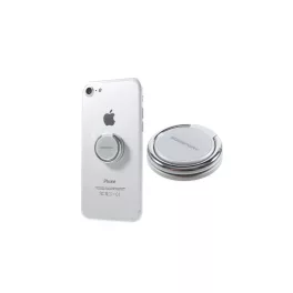   MERCURYCASE MERCURY RING tartógyűrű (fém, ragasztható, telefon tartó, kitámasztó, 360°) EZÜST (GP-72225)