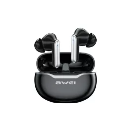   AWEI Bluetooth 5.3 T50 TWS fejhallgató + dokkoló állomás fekete