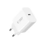 TECH-PROTECT NC20W 1-PORT hálózati töltő PD 20W + LIGHTNING CABLE fehér