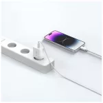TECH-PROTECT NC20W 1-PORT hálózati töltő PD 20W + LIGHTNING CABLE fehér