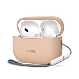   TECH-PROTECT szilikon tok Apple AirPods Pro 1/2 készülékhez kávébarna