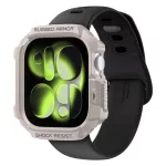 SPIGEN RUGGED ARMOR V2 Apple Watch 10/11 (42 mm) készülékhez dűne bézs