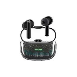   AWEI Bluetooth 5.3 T52 Pro2TWS fejhallgatók + dokkoló állomás fekete