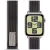 OBAL:ME textil szíj Apple Watch 42-49mm M-L készülékhez szürke/zöld