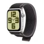 OBAL:ME textil szíj Apple Watch 42-49mm M-L készülékhez szürke/zöld