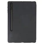DUX DUCIS DOMO hajtogatható tok ceruzatartóval Samsung Tab S8 Plus (X800/X806), Tab S7 FE (T730/T736B) és Tab S7 Plus (T970/T976B) készülékhez, fekete