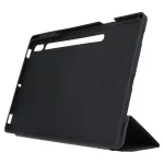 DUX DUCIS DOMO hajtogatható tok ceruzatartóval Samsung Tab S8 Plus (X800/X806), Tab S7 FE (T730/T736B) és Tab S7 Plus (T970/T976B) készülékhez, fekete