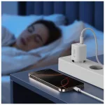 Tech-Protect NCM33W Hálózati Töltő adapter PD 33W / QC3.0 fehér