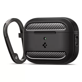   SPIGEN RUGGED ARMOR Apple AirPods Pro 3 készülékhez tok matt fekete