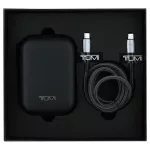 Töltő TUMI Travel Adapter 25W USB-C / USB-A + kábel USB-C/USB-C fekete