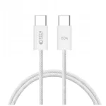 Tech-Protect Ultraboost Kábel USB-C / USB-C PD60W/3A 1m Fehér