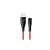 USAMS fonott kábel U41 lightning 3m 2A SJ397USB02 (US-SJ397) Fast Charge piros